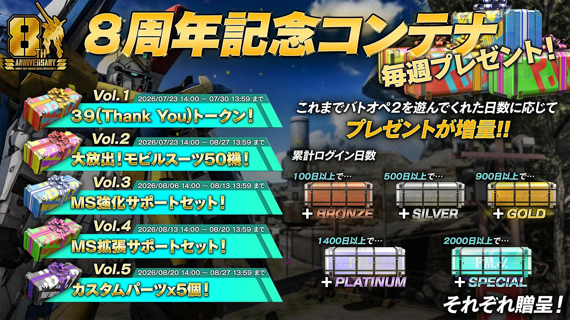 Commemorative Containers