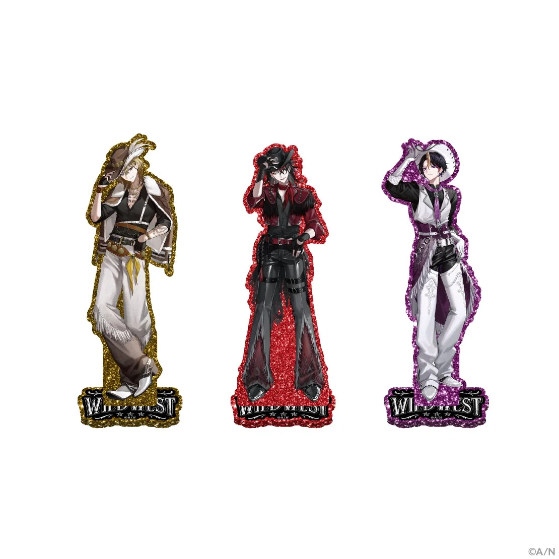 Luxiem WILDWEST Glitter Acrylic Stands