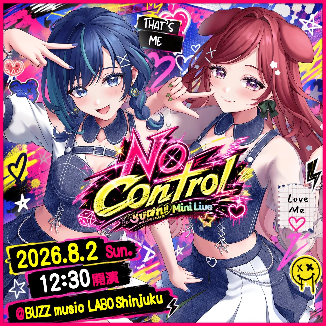 Lovvepale!! Mini Live ~ No Control ~ Event Poster