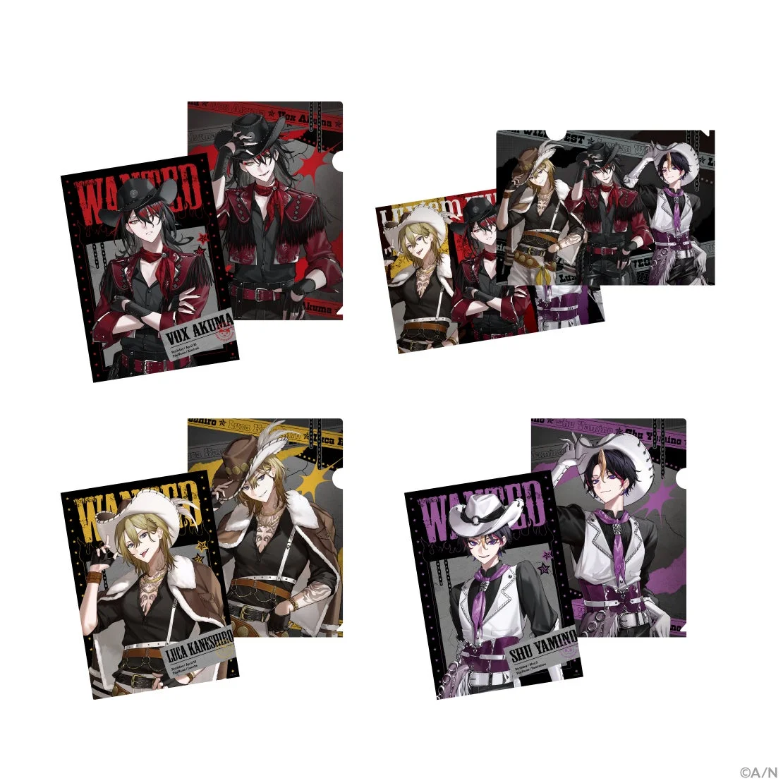 Luxiem WILDWEST Clear File & Mini Poster