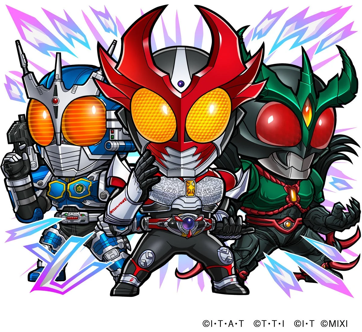 Kamen Rider Kuuga, Agito, Ryuki