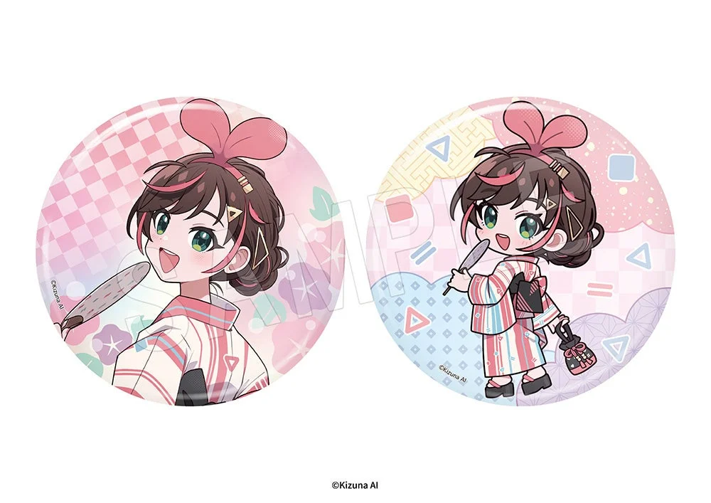 Large Can Badge Set C108 Yukata ver.