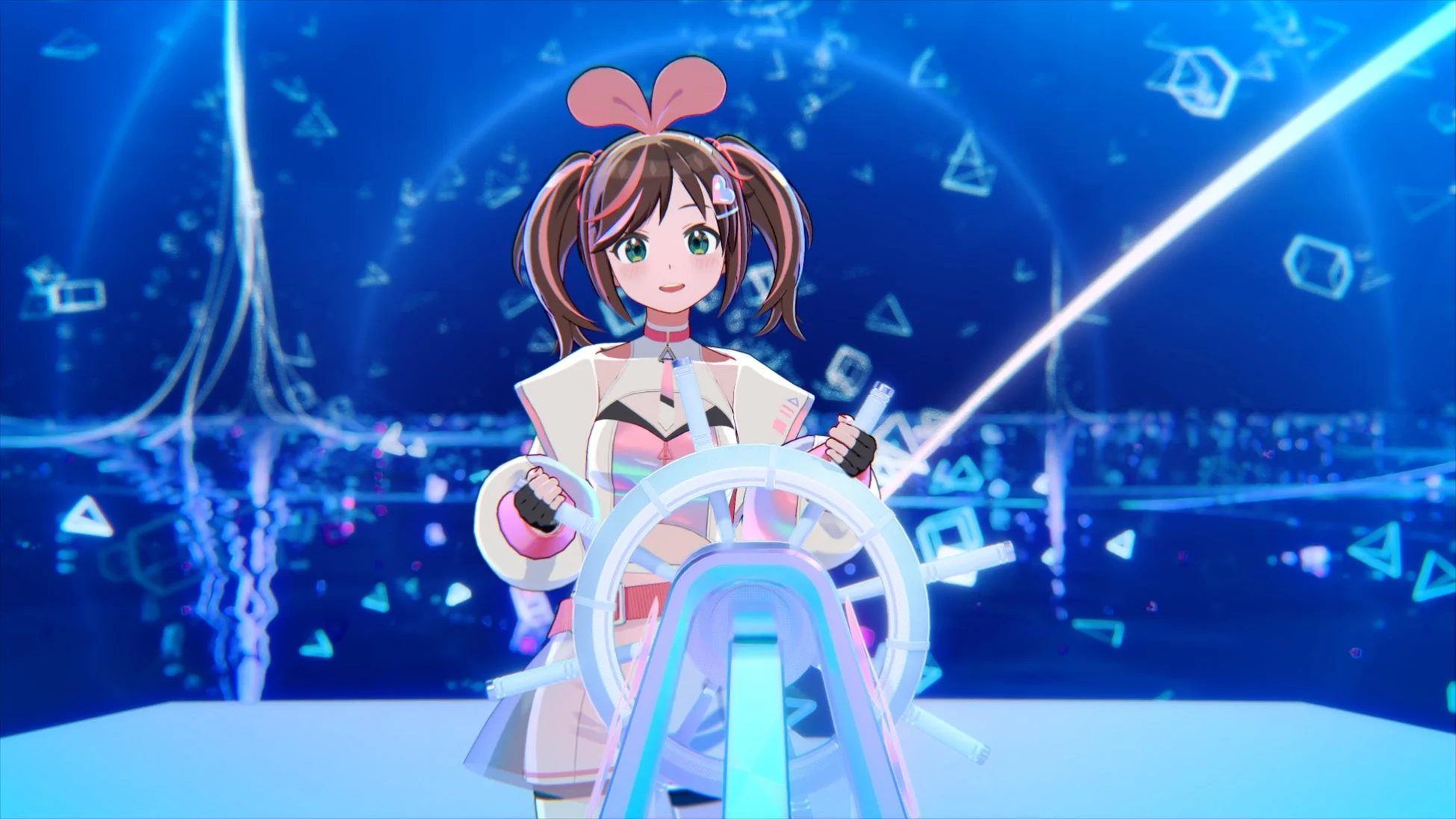 Kizuna AI at the helm