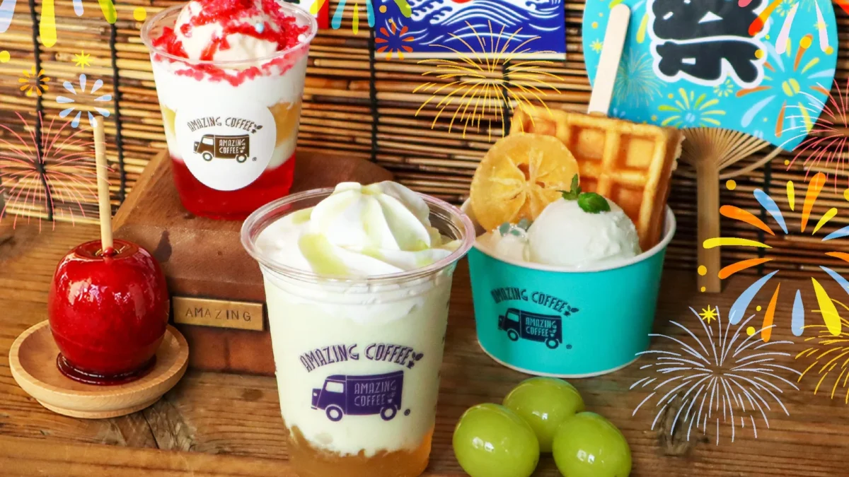 AMAZING COFFEE Kicks Off “AmeKo’s Summer Festival” with Exciting New Seasonal Drinks & Sweets!
