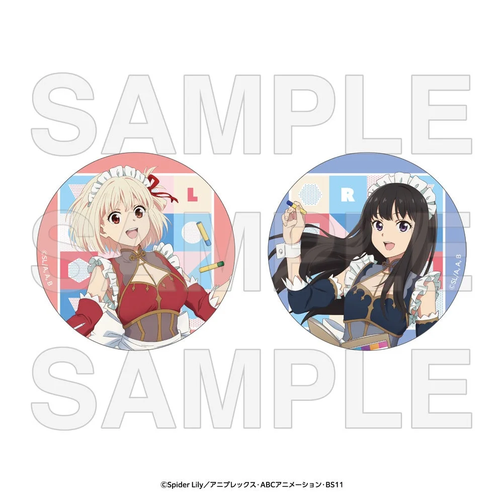 メタリック缶バッジ