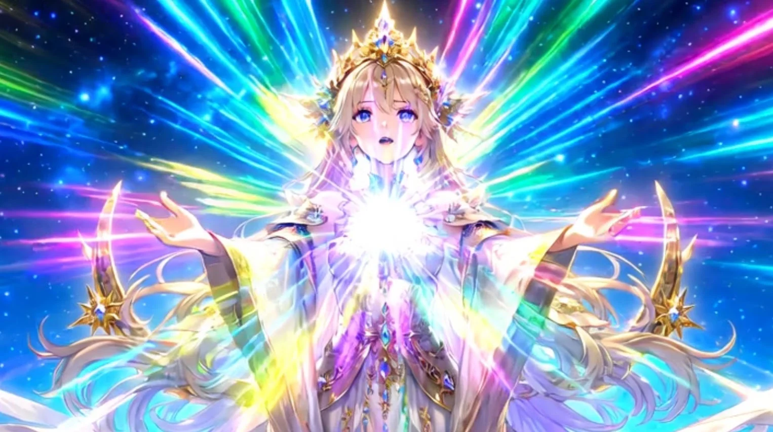 Goddess-style Character Confirmation Animation