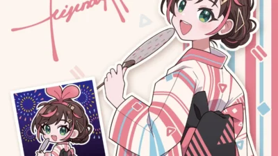 Celebrate Kizuna AI’s 10th Anniversary with New Yukata Goods at Comic Market 108 and Online!