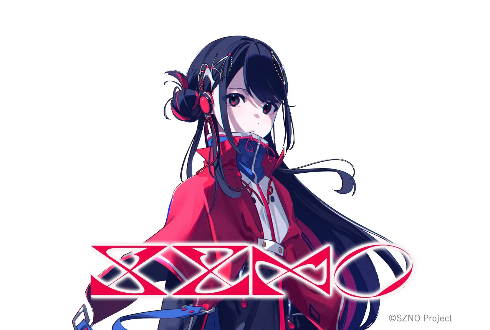 SZNOのロゴとアニメ風少女キャラクター
