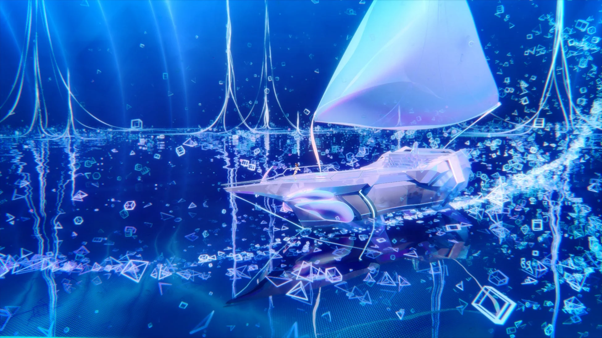 Futuristic boat