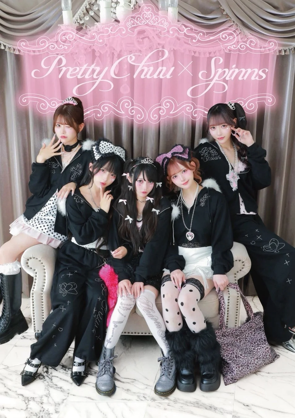 Pretty Chuu×SPINNSコラボビジュアル