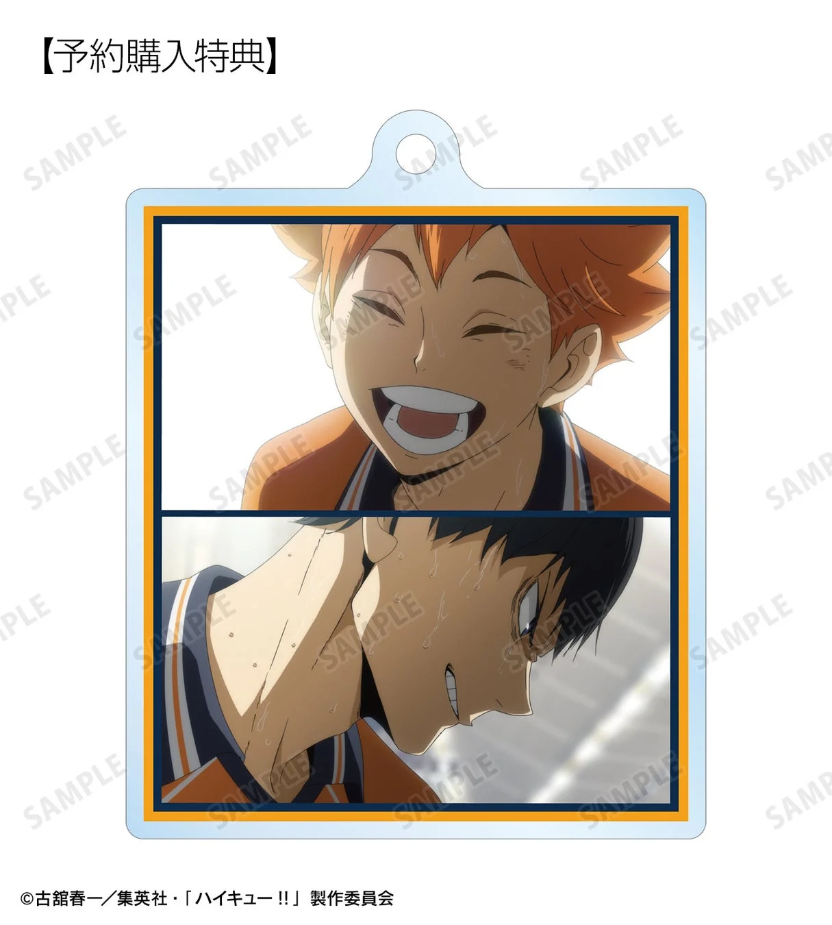 日向翔陽・影山飛雄 場面写アクリルキーホルダー AMNIBUS限定特典