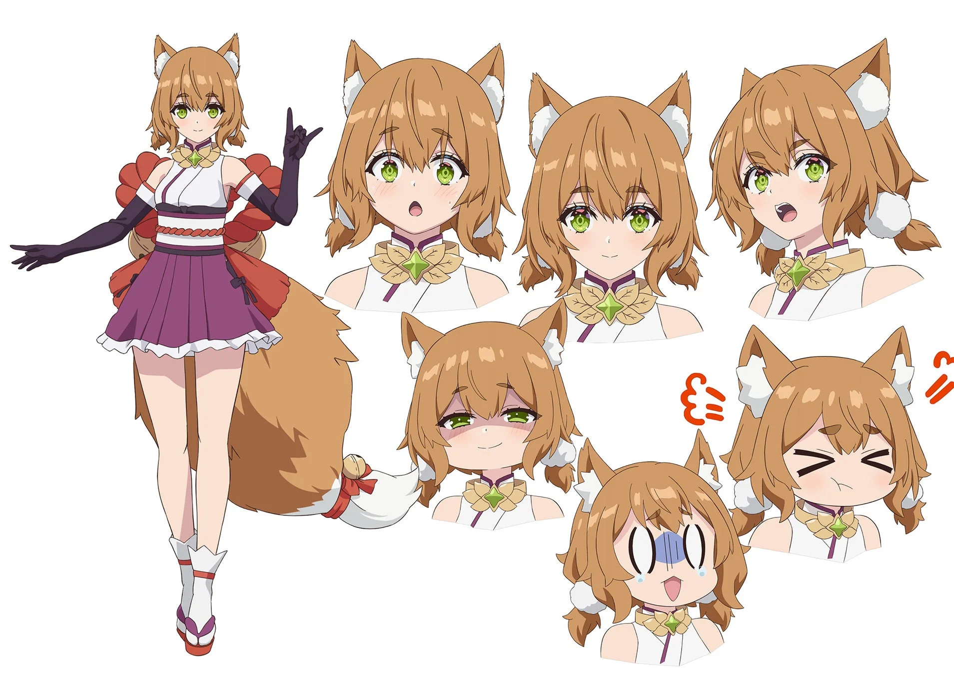 ユクモのキャラクター設定画