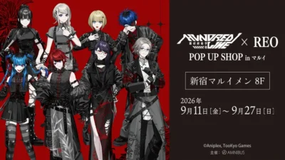 「HUNDRED LINE -最終防衛学園-×REO」POP UP SHOPが新宿マルイ メンで開催決定！チャイナパンクな描き下ろしイラストグッズを見逃すな！