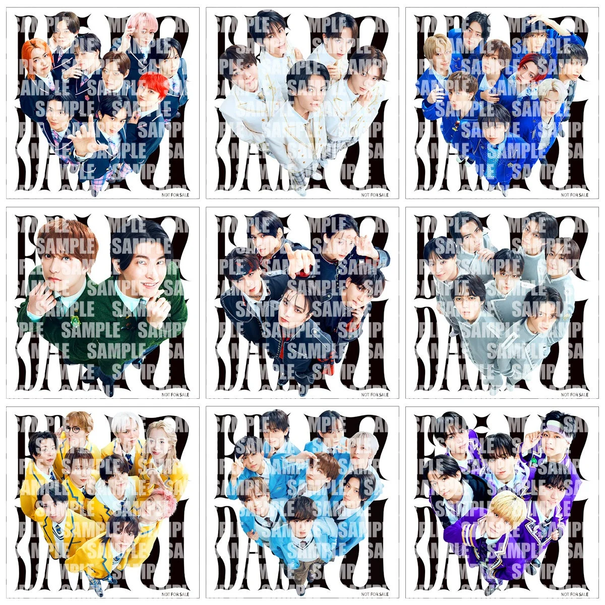 各グループCD購入対象ステッカー
