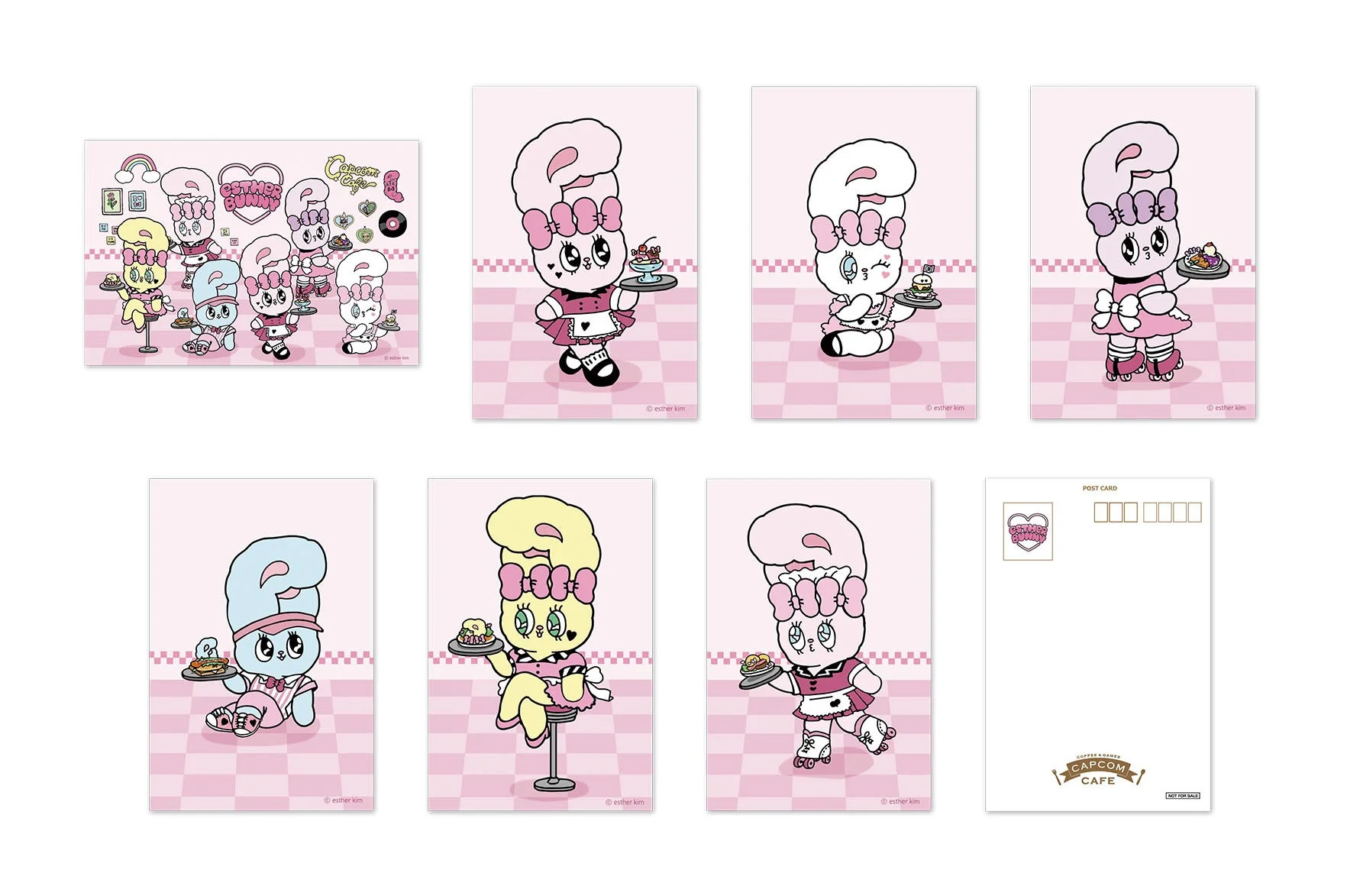 エスターバニーコラボブロマイド風ポストカード