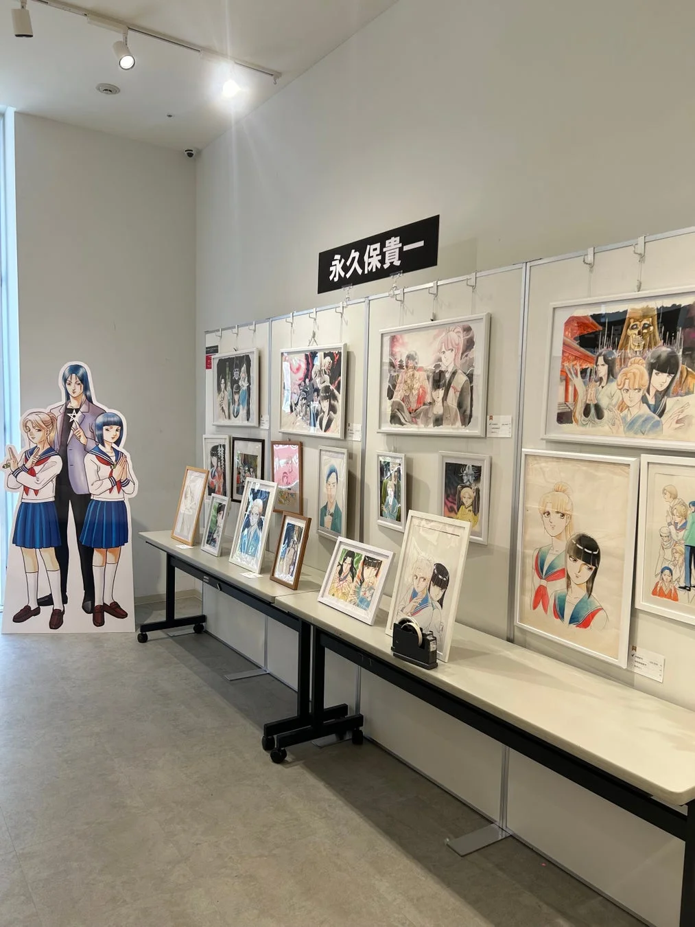 永久保貴一先生の展示風景