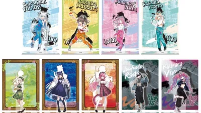 「ホロライブプロダクション」VTuber9名の新作グッズが8月29日登場！アニメイトで限定フェアも開催決定！