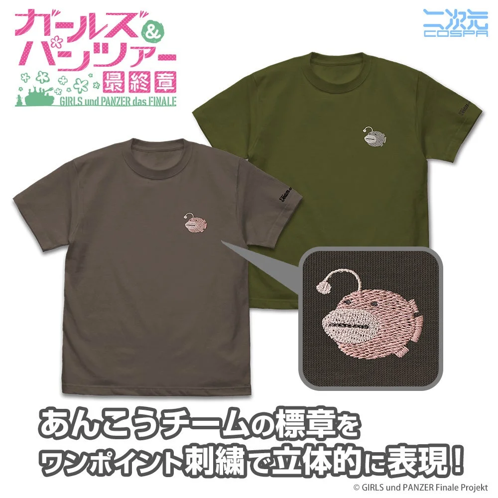 あんこうチーム ワンポイント刺繍Tシャツ