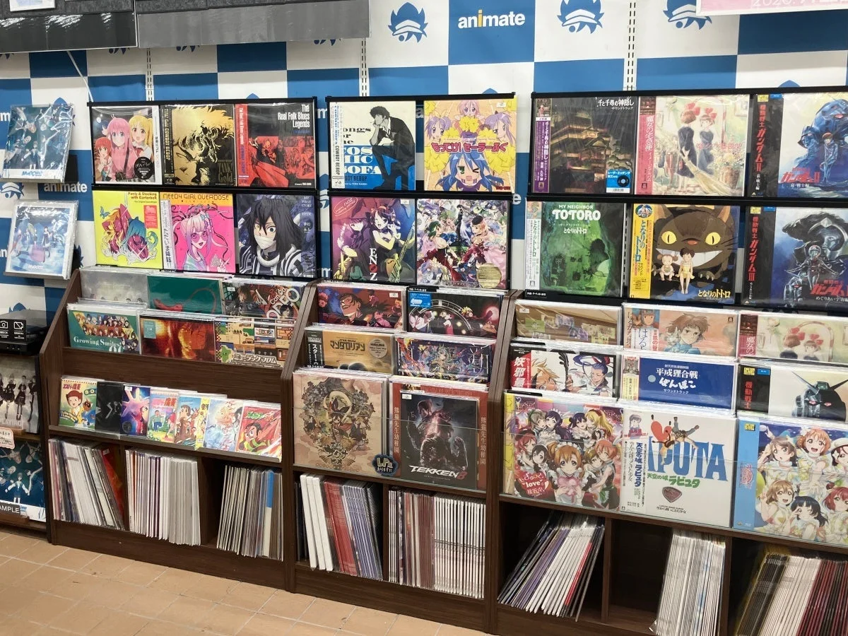 CD/レコードコーナー、ジブリ、ガンダム