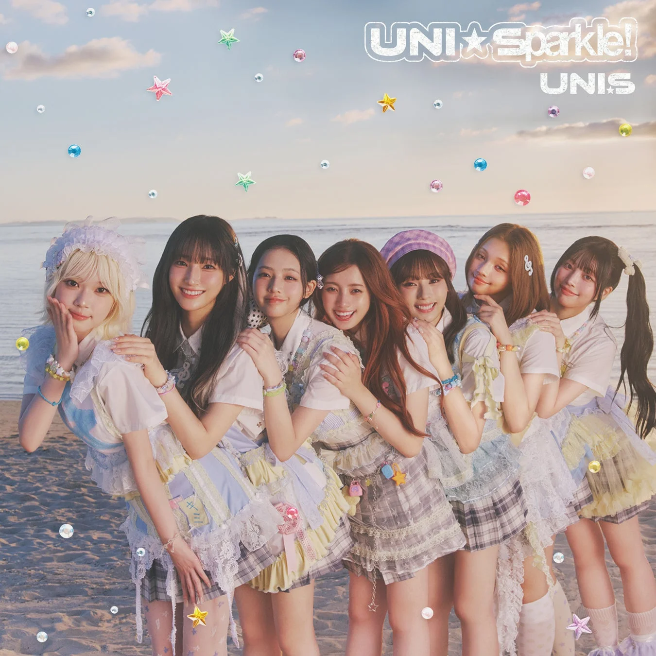UNISアルバムカバー、ビーチ
