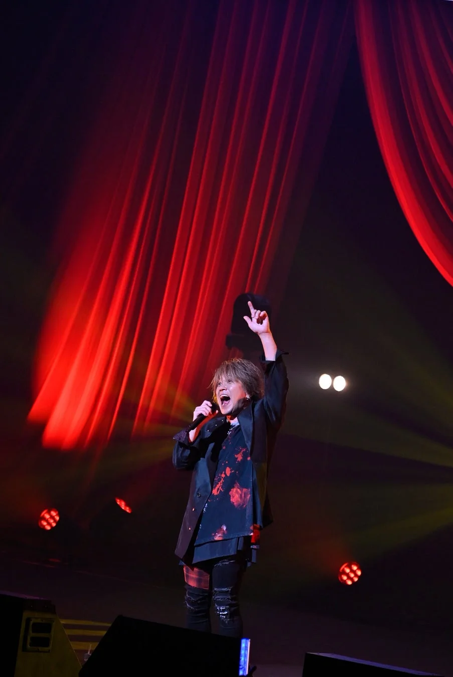 きただにひろしさんのライブパフォーマンス