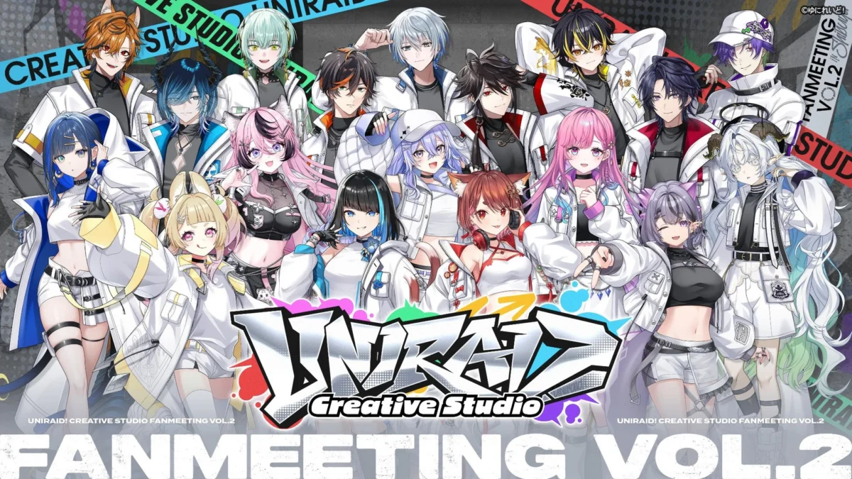 異世界VTuberプロジェクト「ゆにれいど！」、待望の第2回リアルイベント『Uniraid! Creative Studio』開催決定！18名のメンバーと渋谷で会えるチャンス＆限定グッズ情報もお見逃しなく！