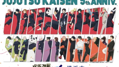 アニメ『呪術廻戦』5周年記念！横浜市との特級コラボで夏を彩る！限定ステッカー＆コスモクロック21特別演出の詳細解禁！