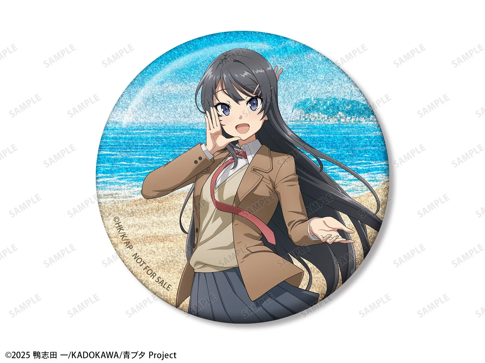 桜島麻衣グリッター缶バッジ