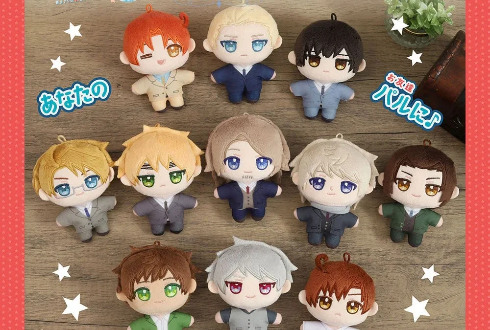 手のひらサイズの「ぬいパル」がアニメ『ヘタリア World★Stars』から登場！あなたのお友達をぜひお迎えして♪