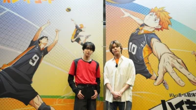 MAZZELのRANさん＆EIKIさんも大興奮！『ハイキュー!!オンザコート』でアニメの世界を超体験！