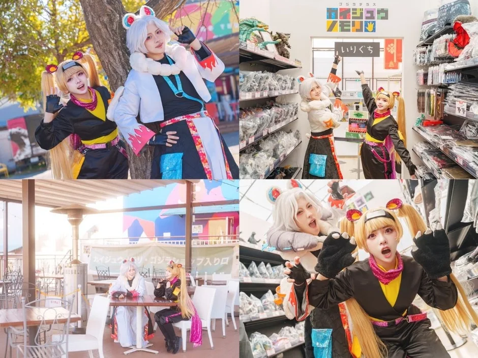 ゴジラテラスでのコスプレ写真