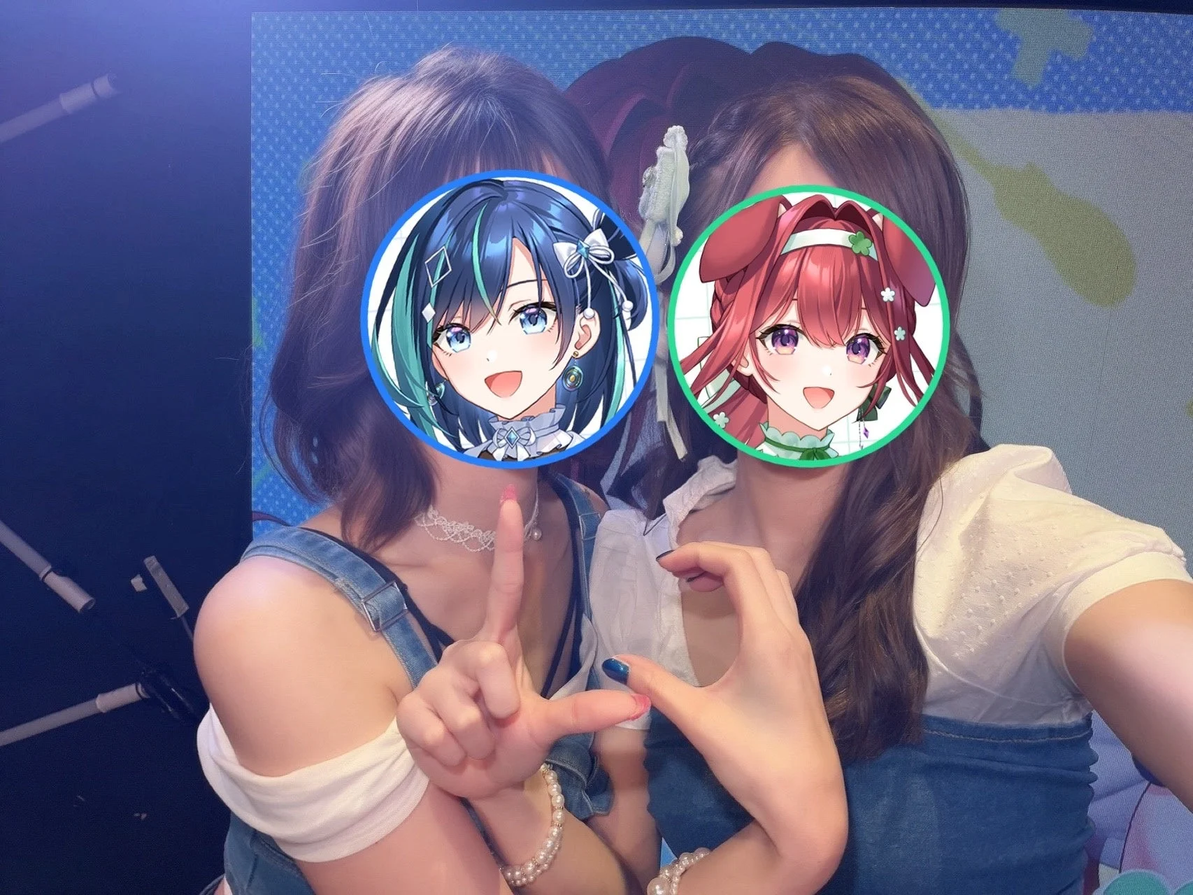 2人組、ハートマーク