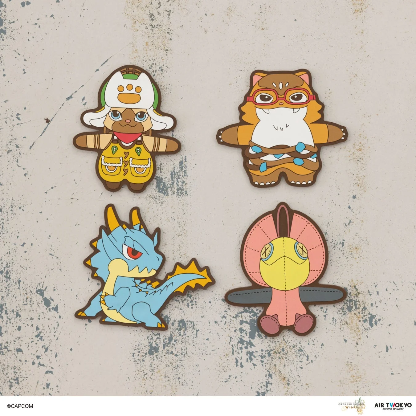 モンスターハンターシリーズのデフォルメキャラクターグッズ4種