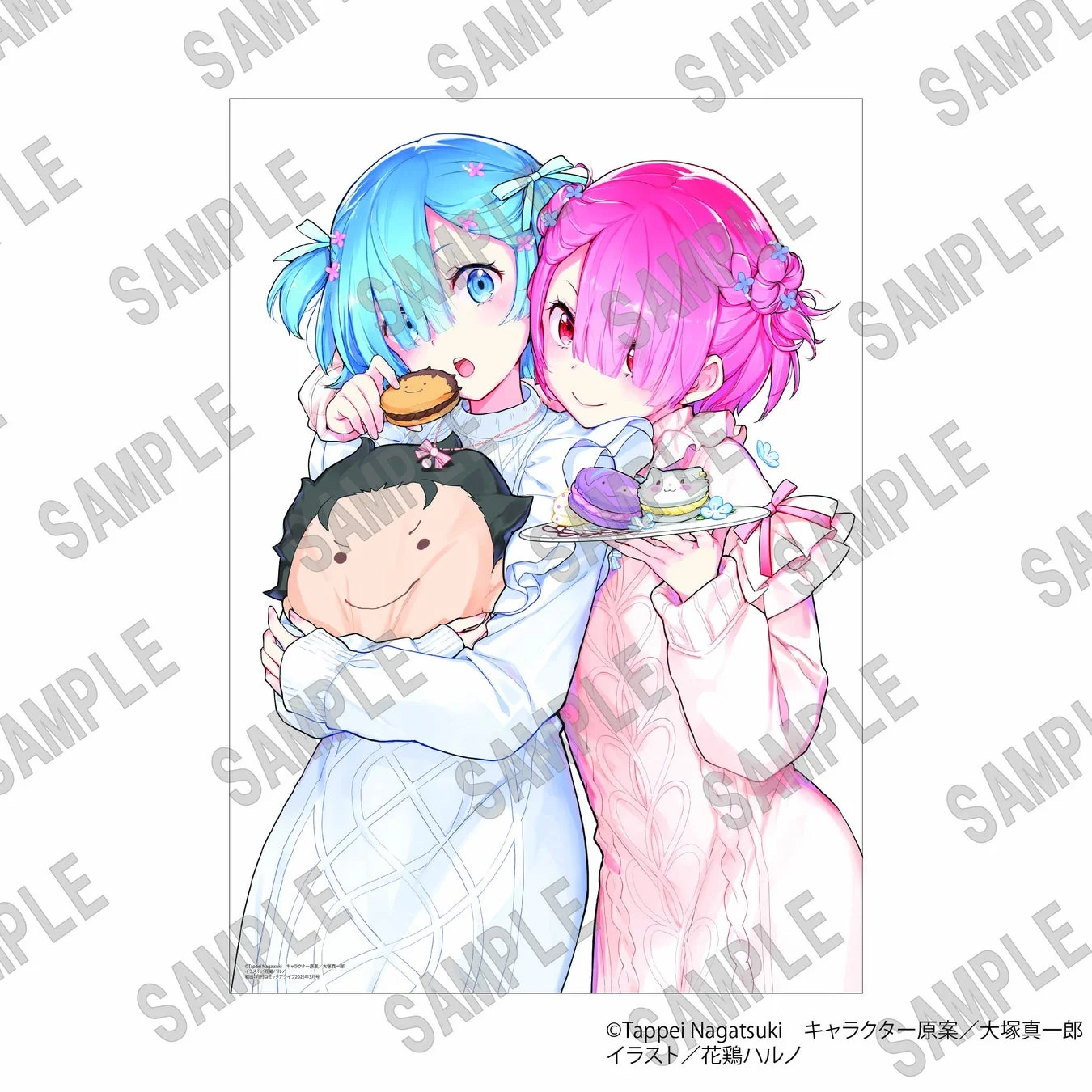 「Re:ゼロから始める異世界生活」B2タペストリー ラム&レム (花鶏ハルノ)