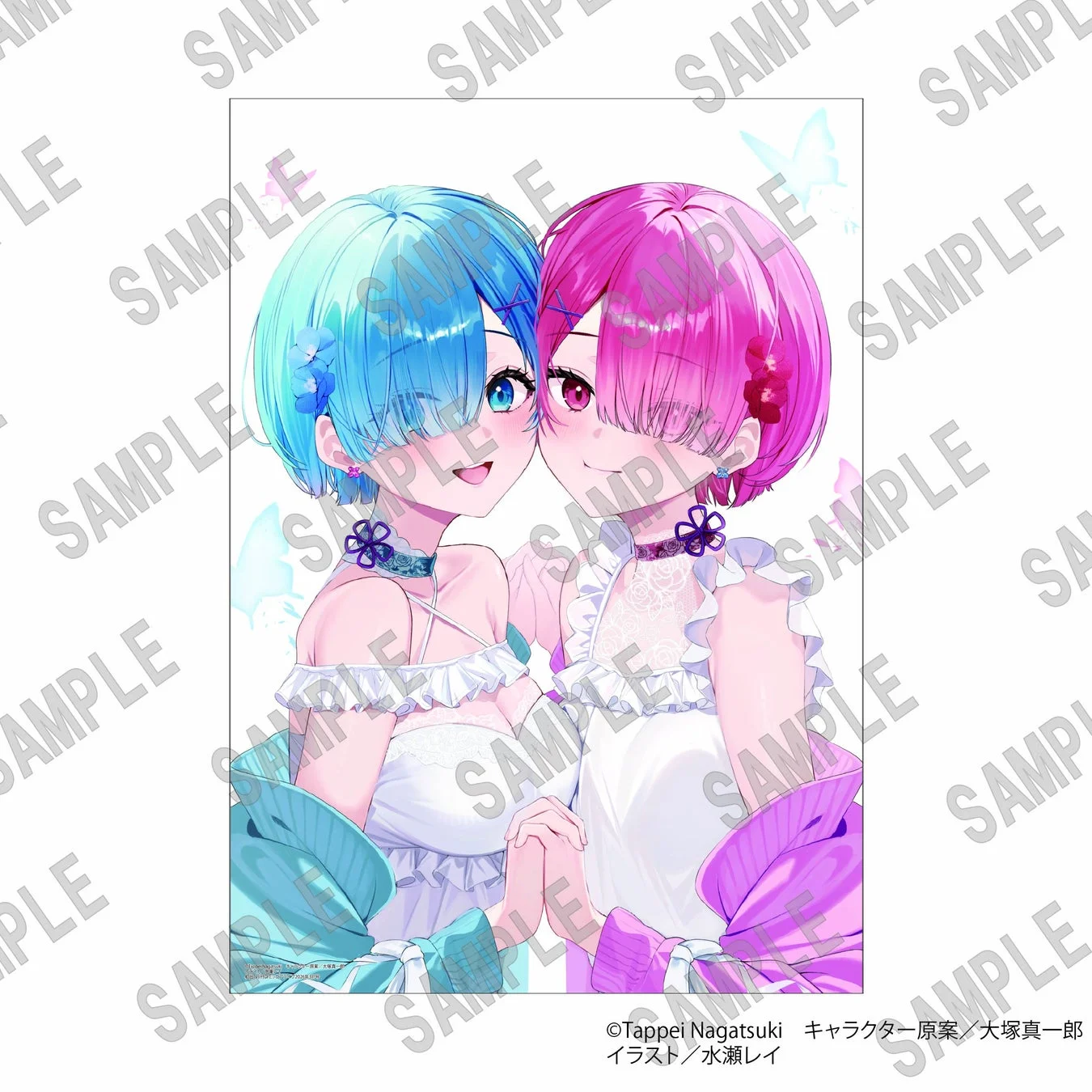 「Re:ゼロから始める異世界生活」B2タペストリー ラム&レム (水瀬レイ)