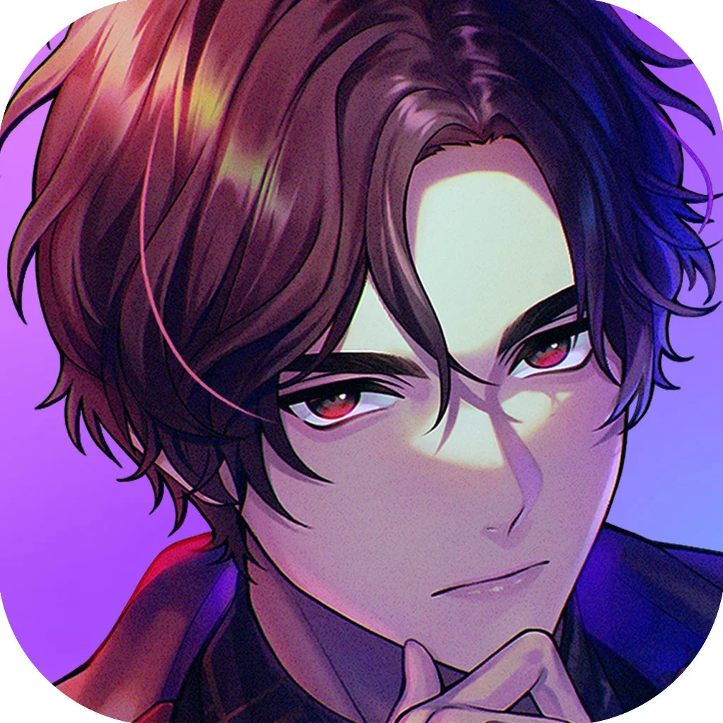 クールな表情の男性アニメキャラクター
