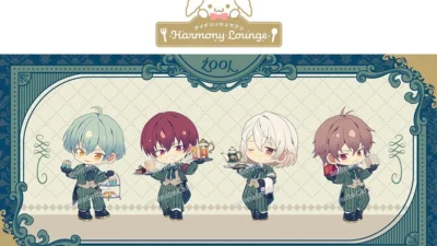 『アイドリッシュセブン』コラボカフェ第7弾「ŹOOĻ Gothic Tea House」が8月22日より開催！新規ビジュアルグッズやGratteコラボも要チェック！