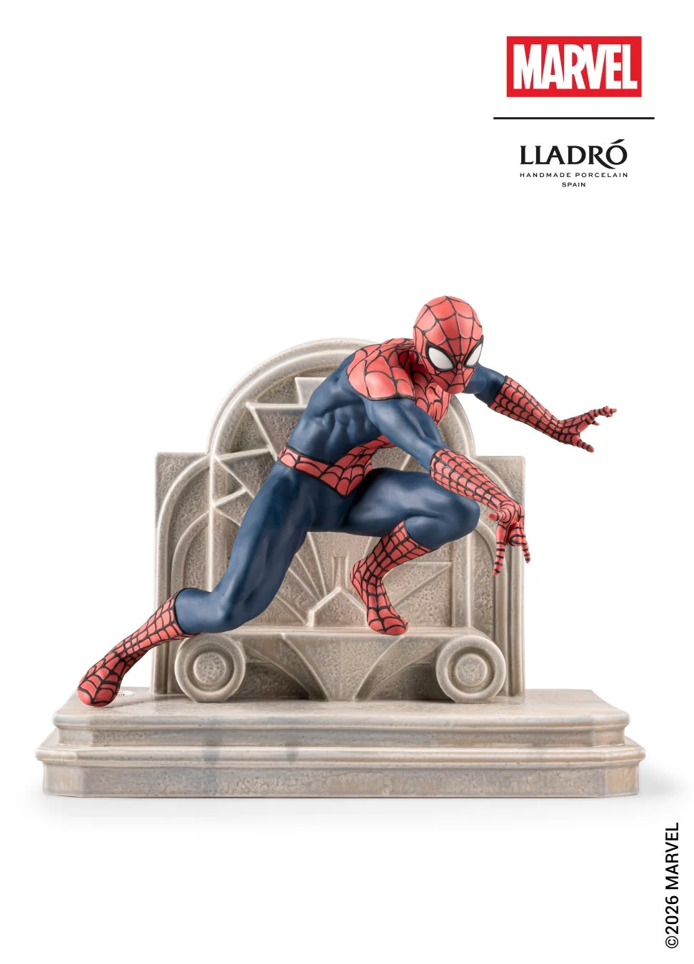スパイダーマンのポーセリンアート