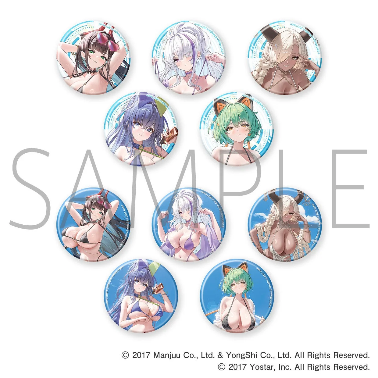 トレーディング缶バッジ
