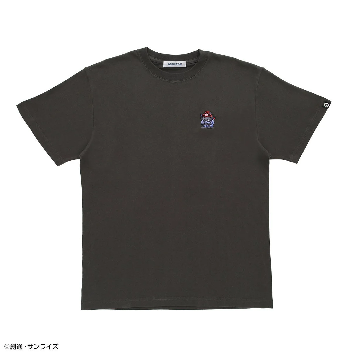 シャア専用ザクⅡのワンポイント刺繍Tシャツ