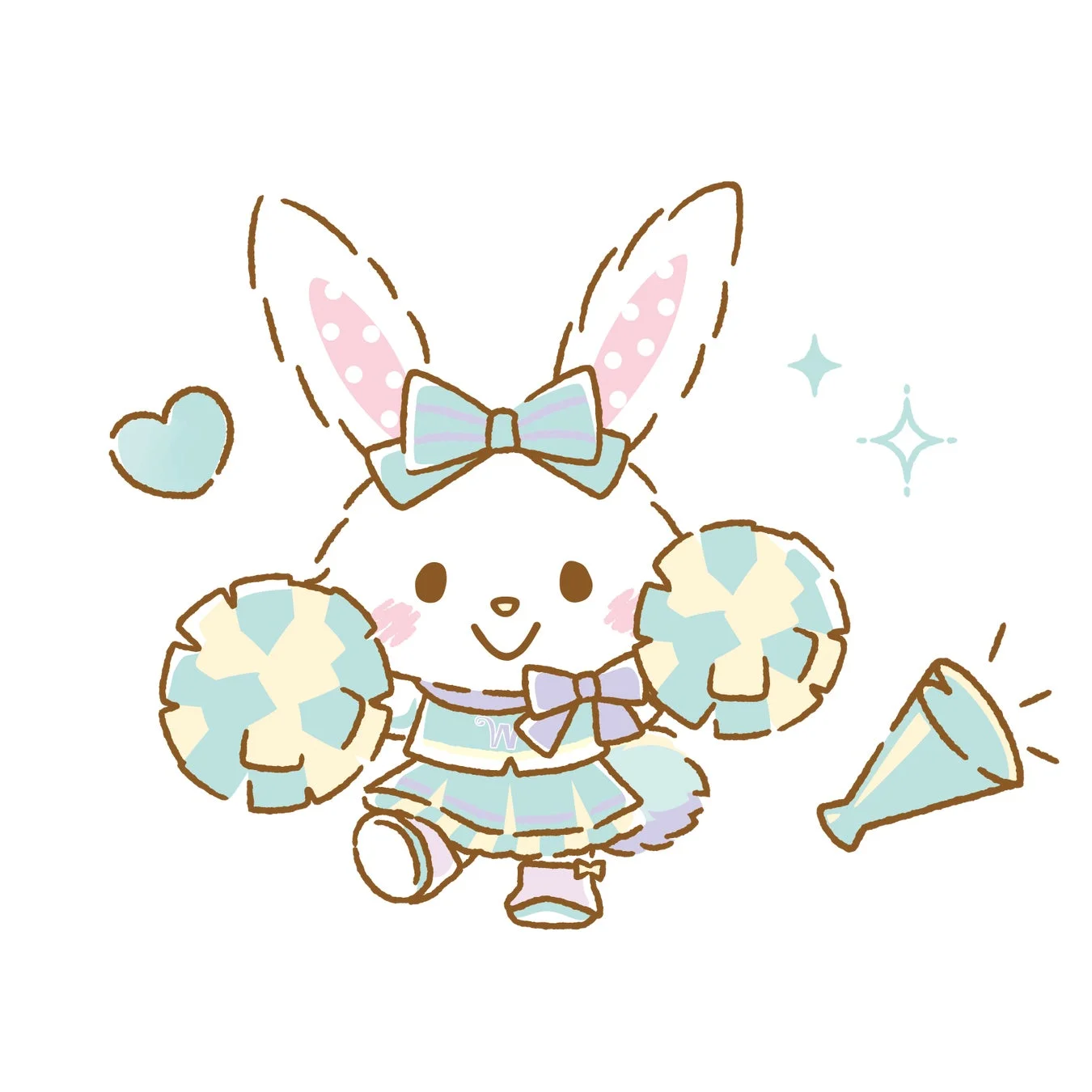 うさぎ キャラクター チアリーダー