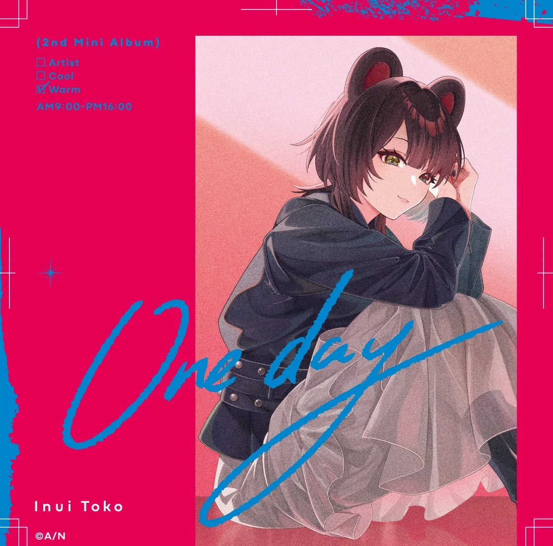戌亥とこ 2nd Mini Album『One day』初回限定盤Bジャケット
