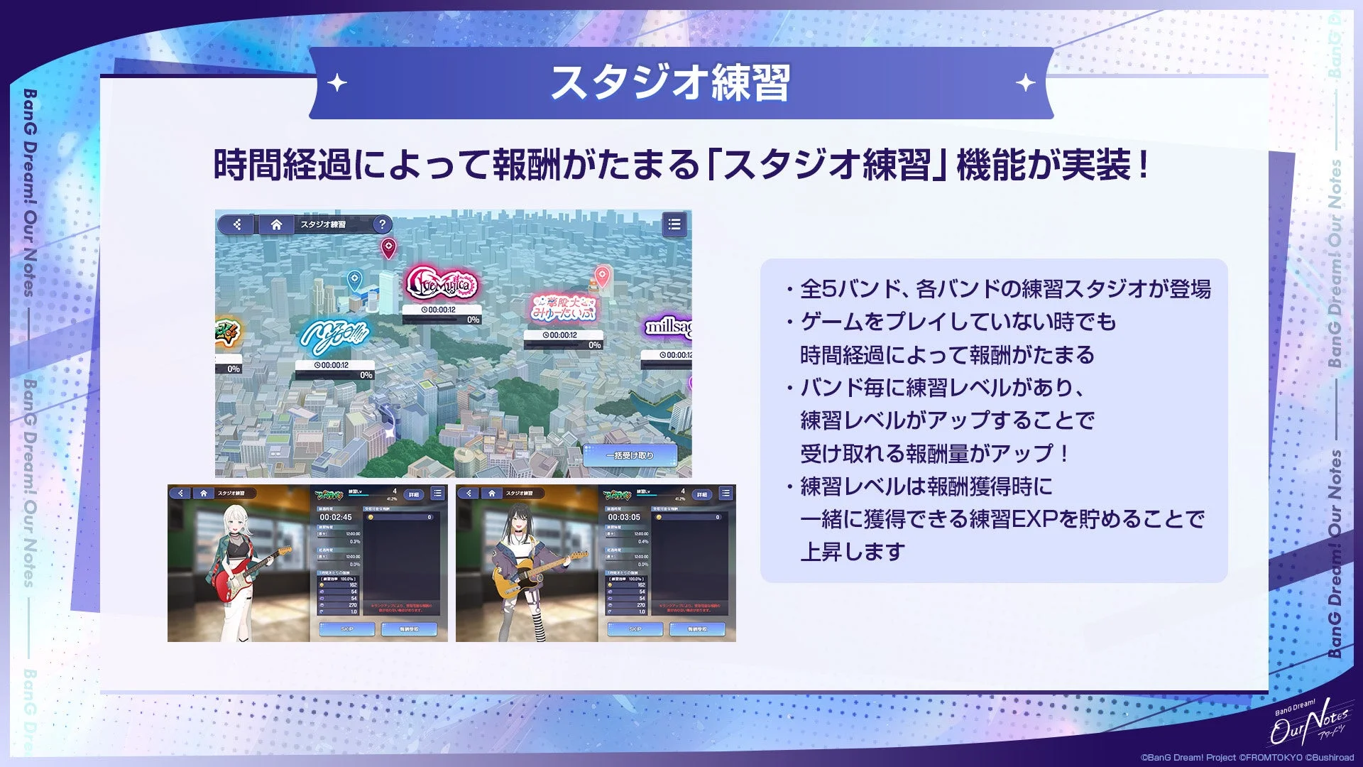 スタジオ練習