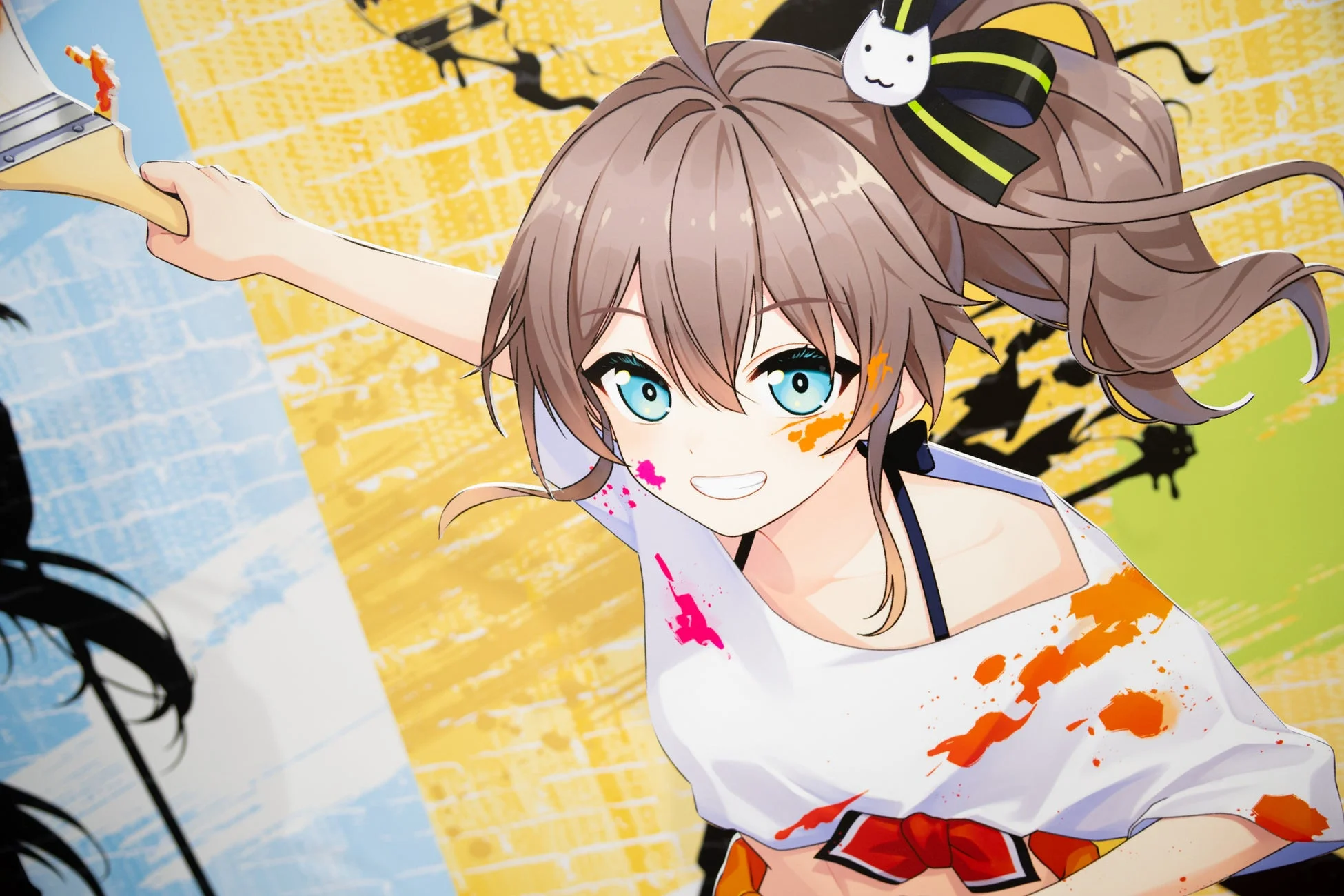 アニメ少女絵筆