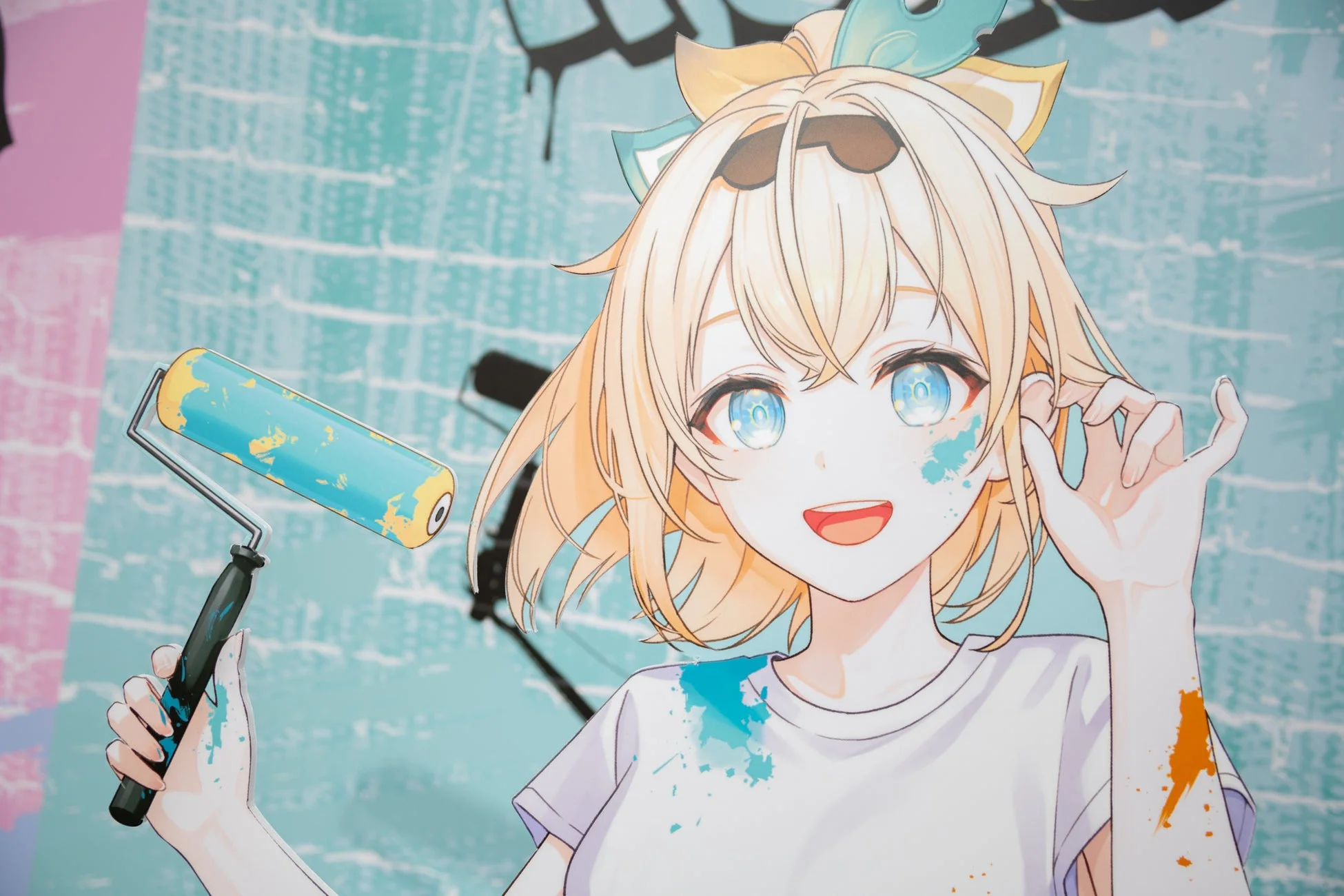 アニメキャラクターストリートアート