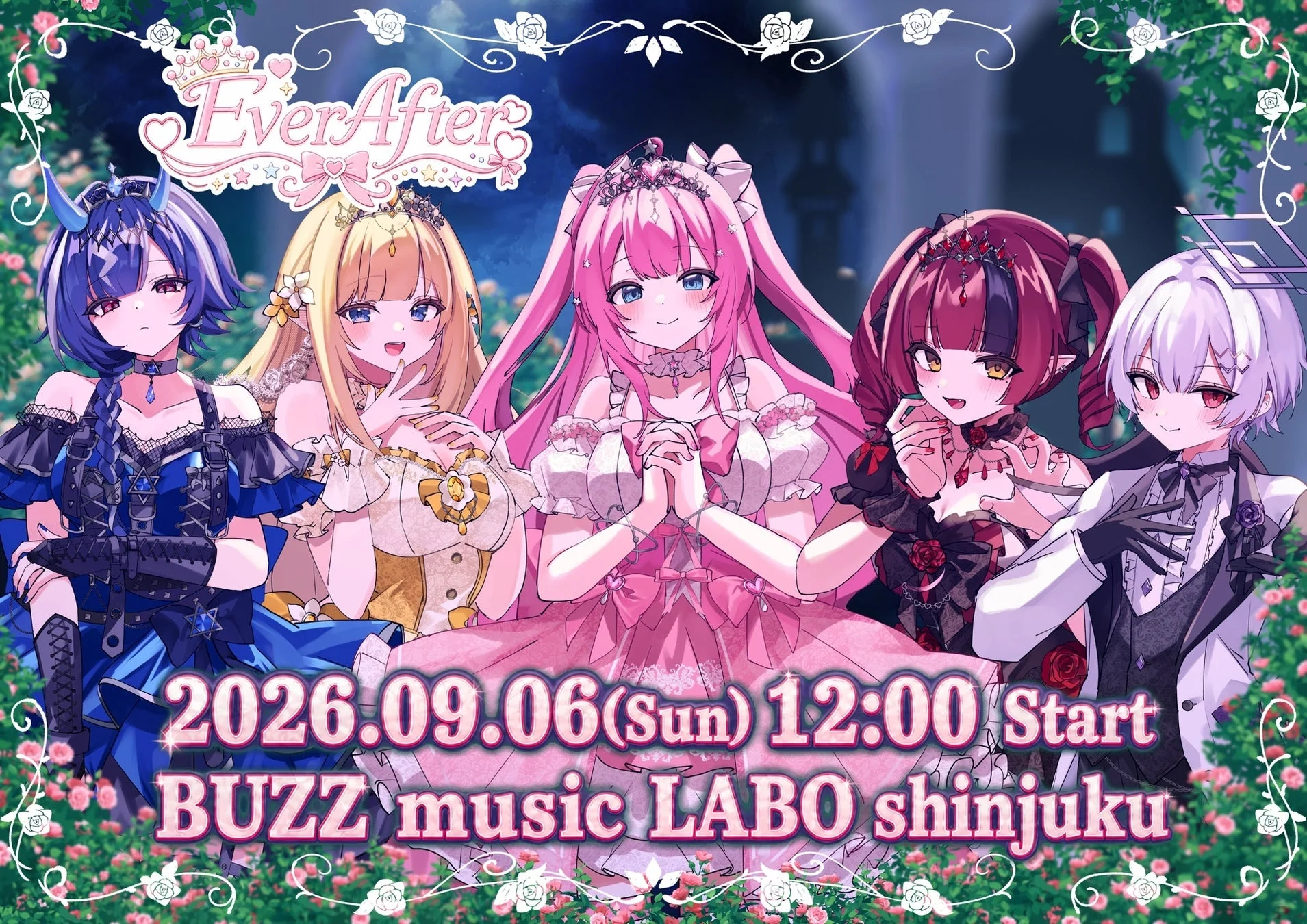 EverAfter 2026.09.06(Sun) 12:00 Start BUZZ music LABO shinjuku