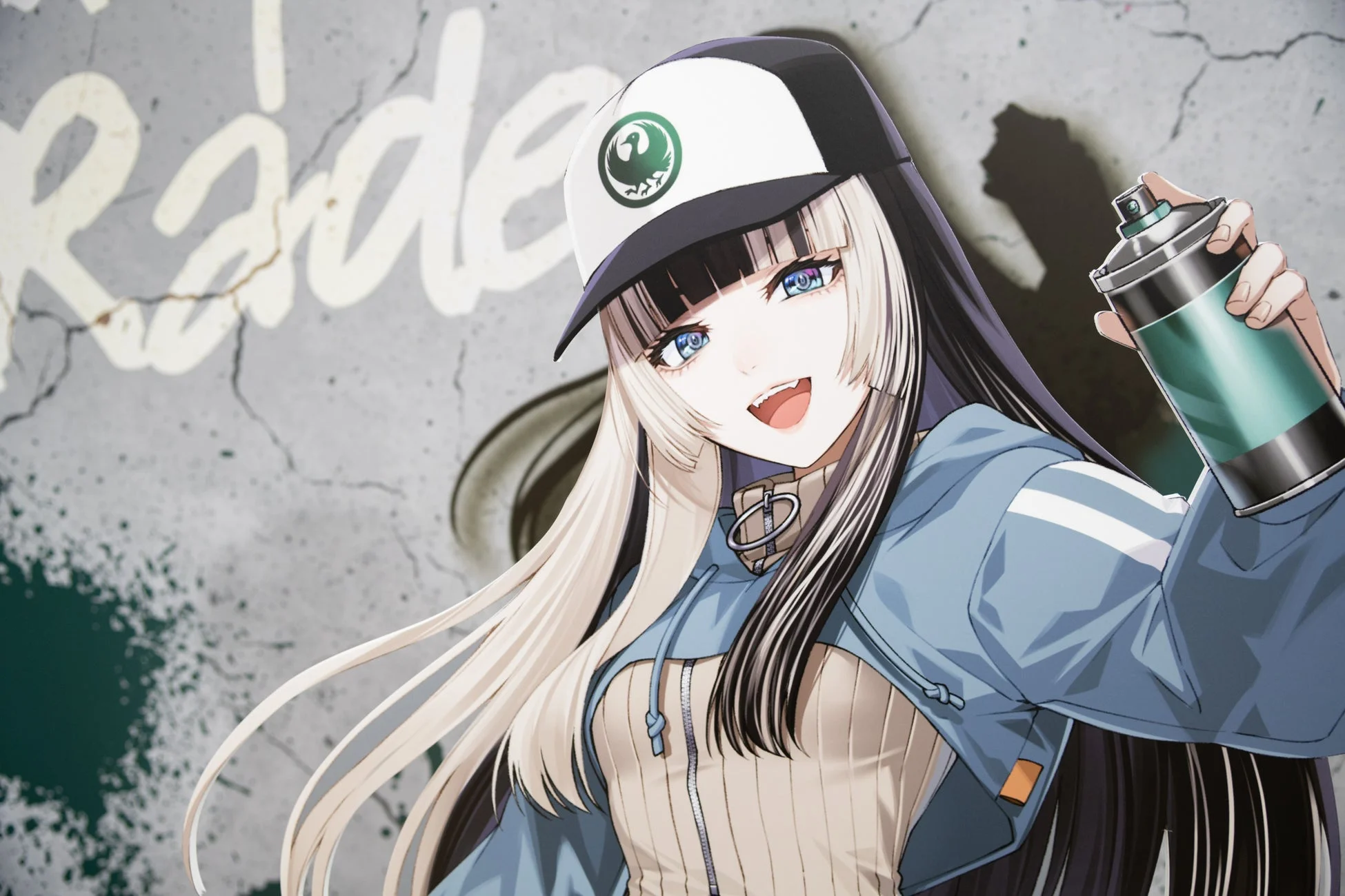 アニメ少女ストリートファッション