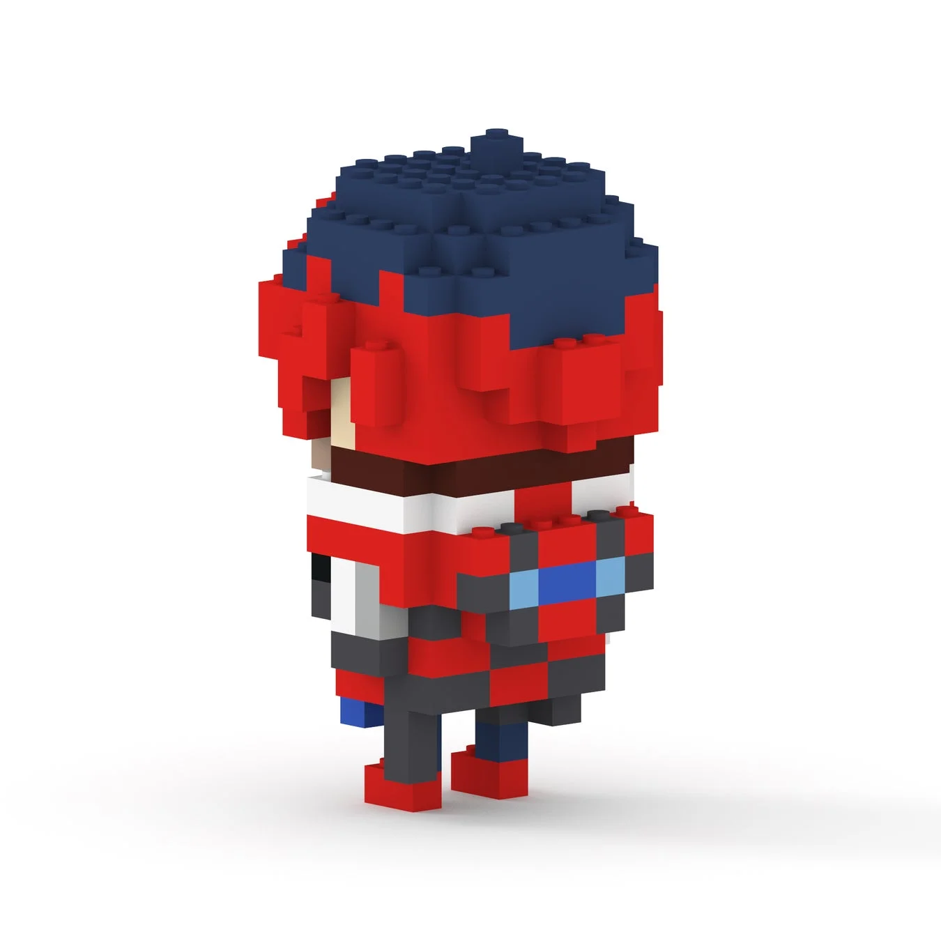 ブロックでできたキャラクター