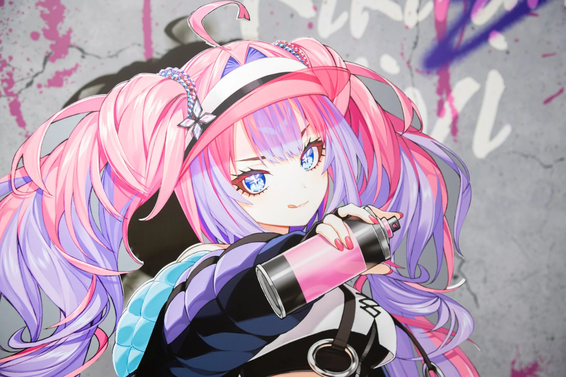 アニメキャラクターストリートアート