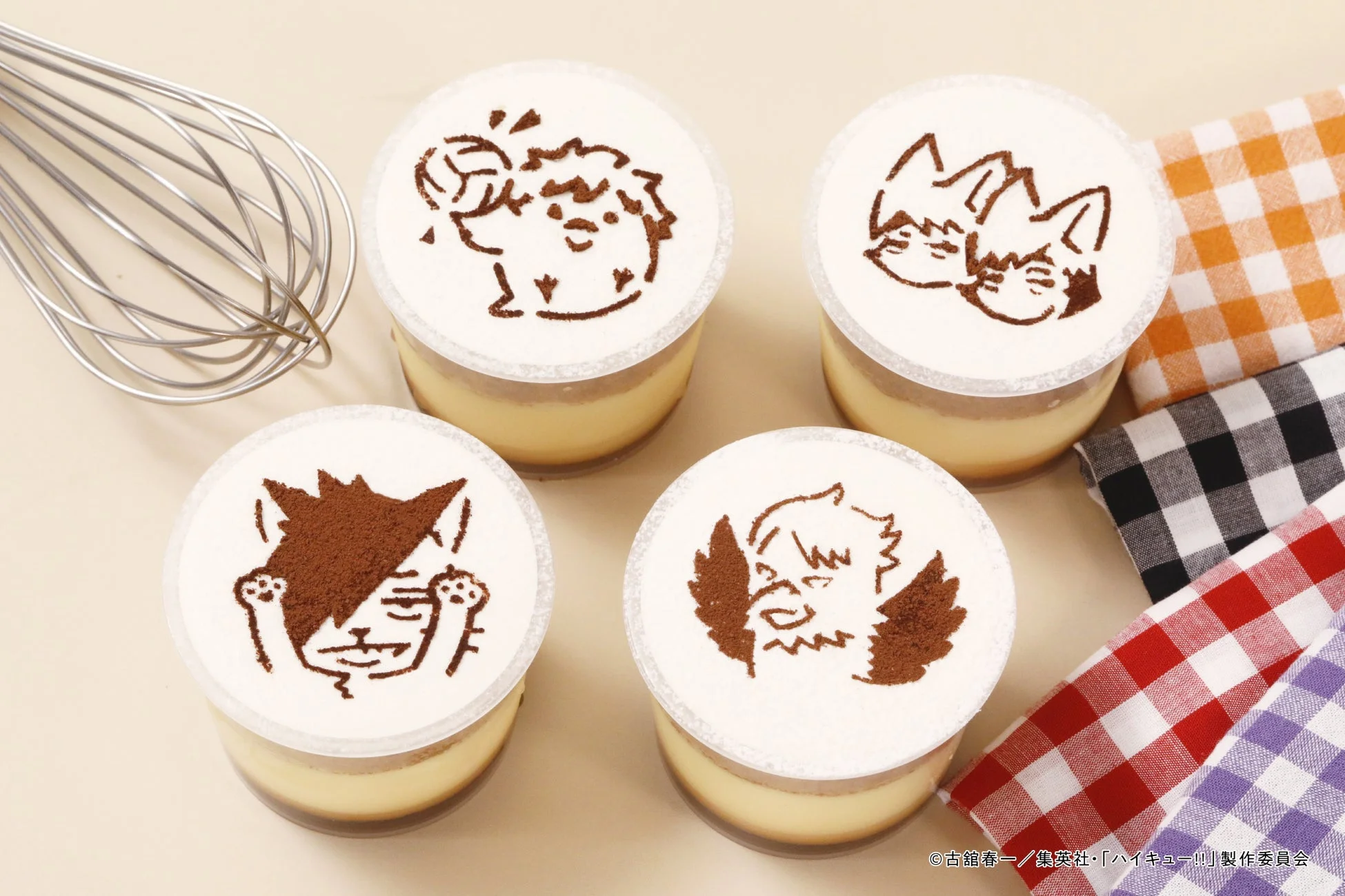 ハイキュー!!コラボミニプリン4種